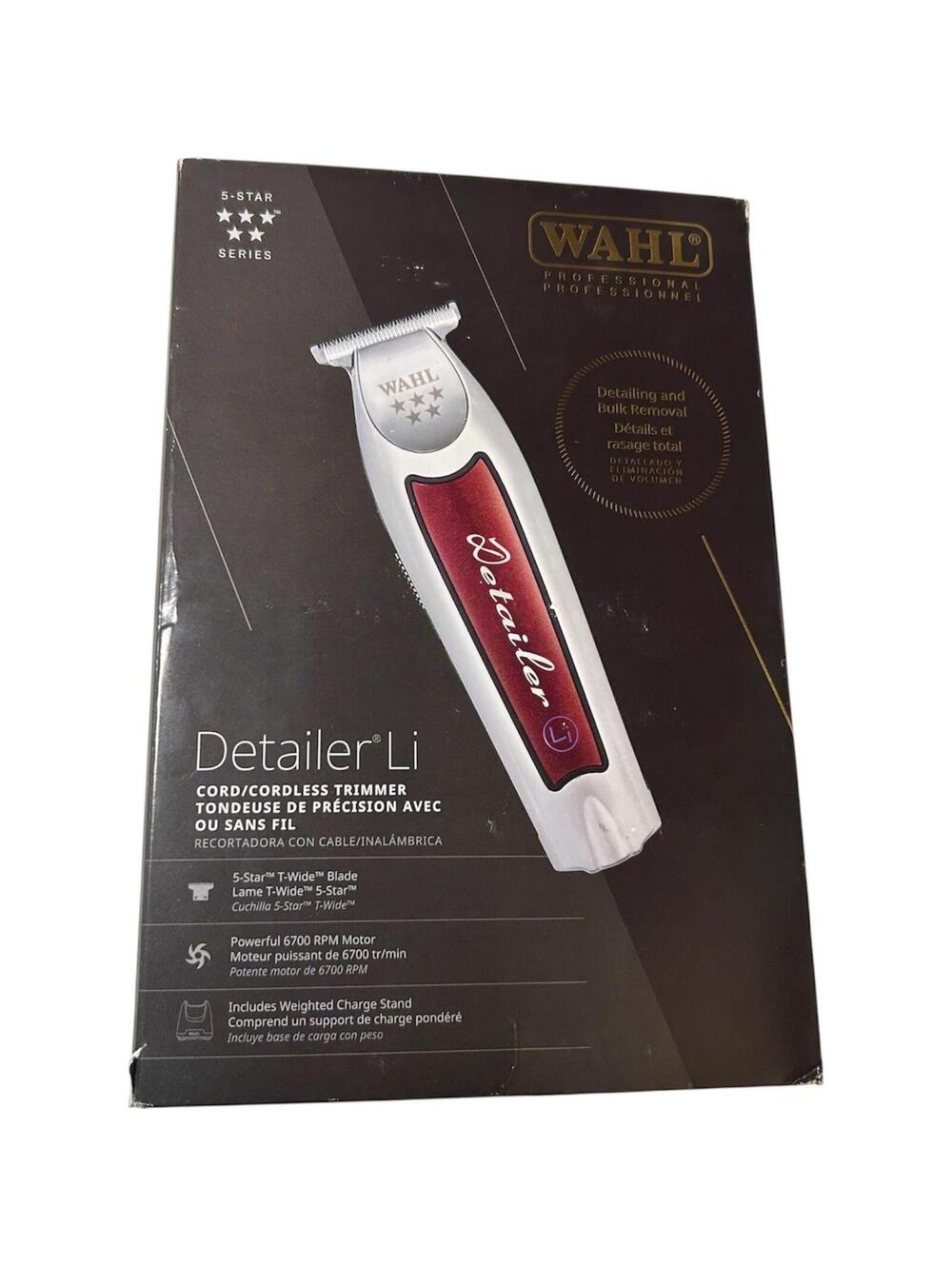Wahl 8171 5-Star Series Cordless Detailer Li Mens Hair Trimmer - New / Open Box